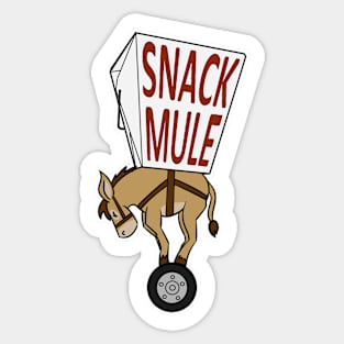 Snack Mule Sticker